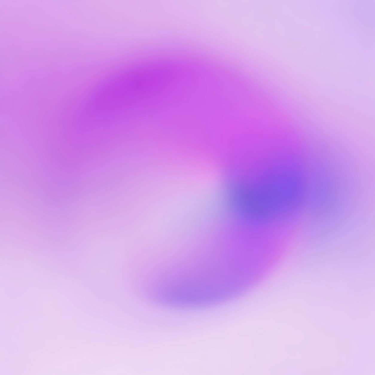 A soft, blurred abstract image featuring swirling shades of purple and pink, creating a dreamy, ethereal background.